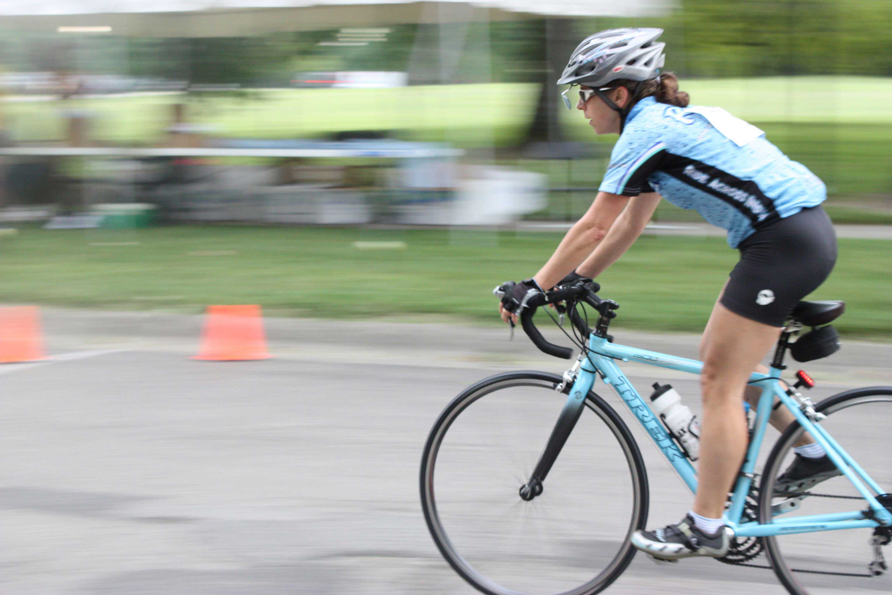 Jen at finish line